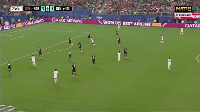 2 тайм матча Норвегия - Сенегал, ЧМ по Футболу 2026